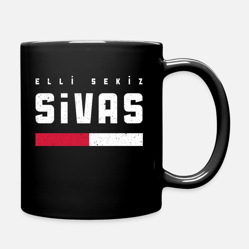 Sivas 58 - Tasse einfarbig - Schwarz