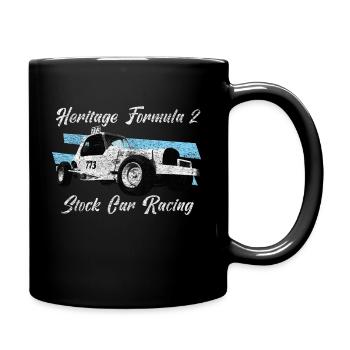 Heritage Formula 2 Stock Car Racing - Full Colour Mug - black - Right