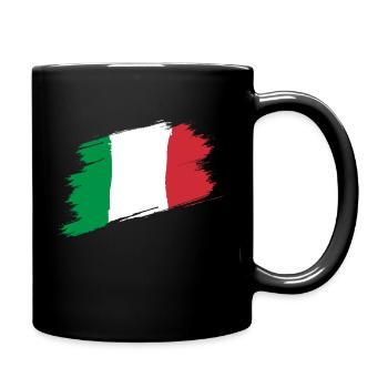 Italy flag - Full Colour Mug - black - Right