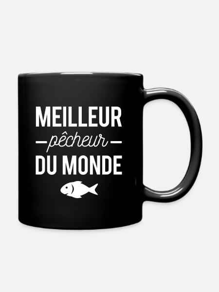 Meilleur pêcheur du monde - Mug uni - noir
