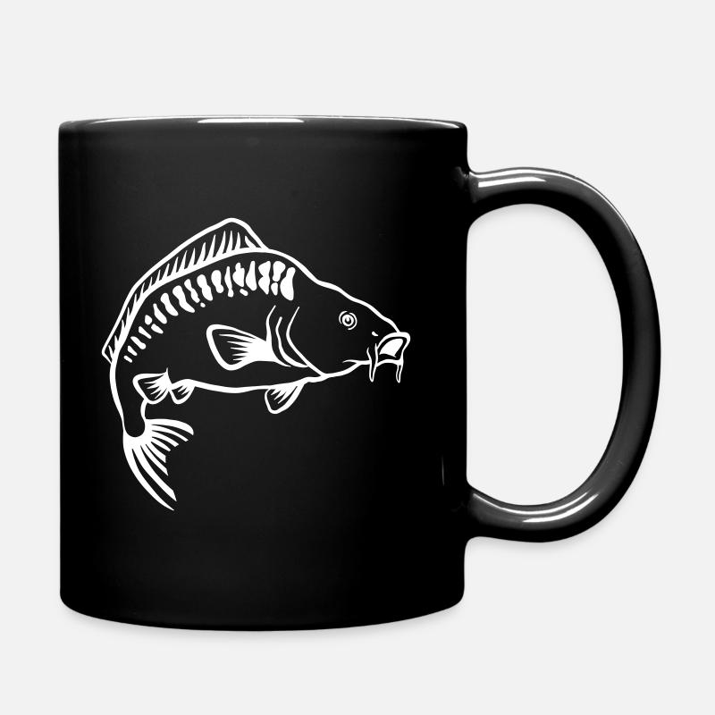 carp - Full Colour Mug - black