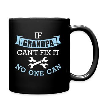 Grand-papa - Mug uni - noir - Droite