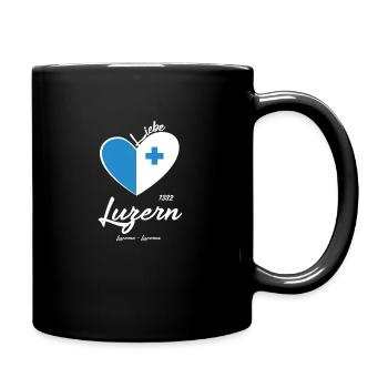 Luzern - Tasse einfarbig - Schwarz - Rechts