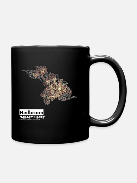 Heilbronn Basic Pastels - Tasse einfarbig - Schwarz