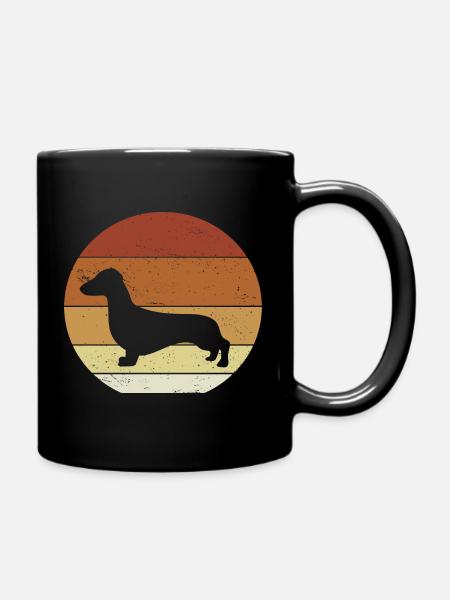 Idée cadeau teckel - Mug uni - noir