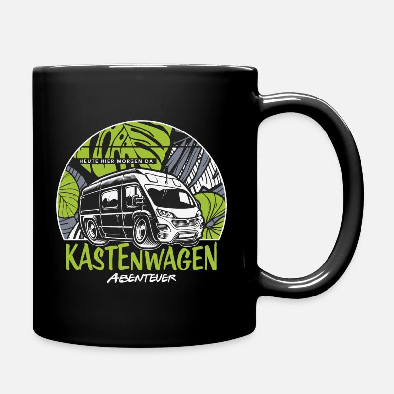 Box truck adventure - Full Colour Mug - black