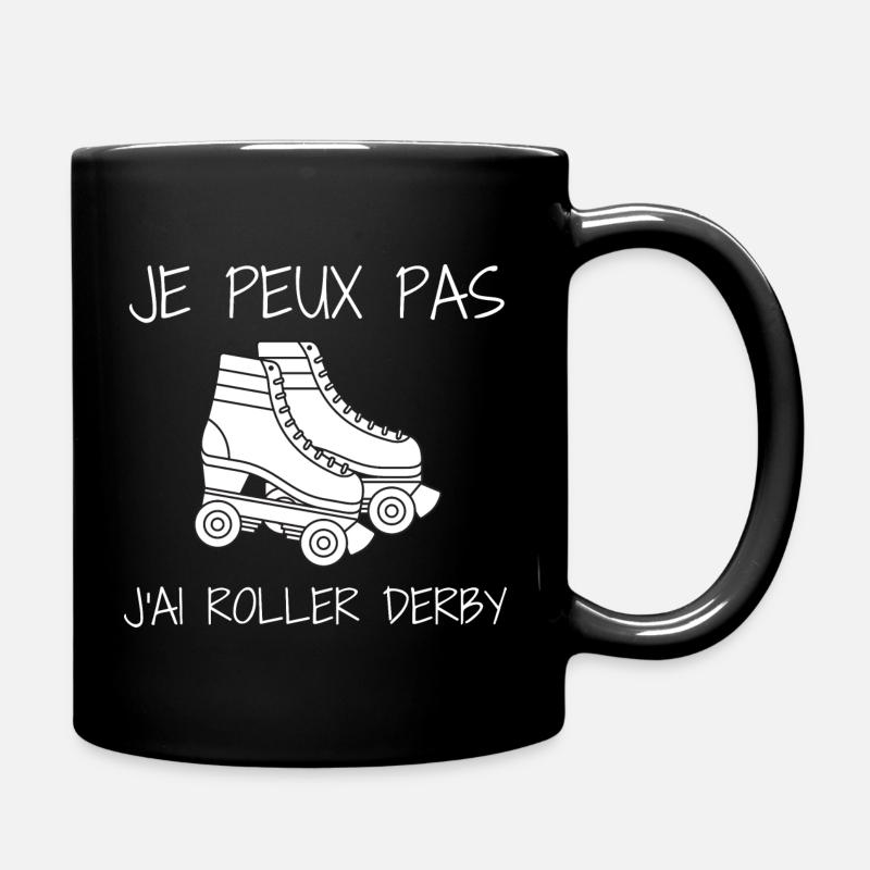 Roller Derby Je Peux Pas J'ai Roller Derby Cadeau - Mug uni - noir