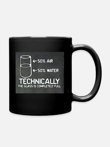 humor scientist - Tasse einfarbig - Schwarz