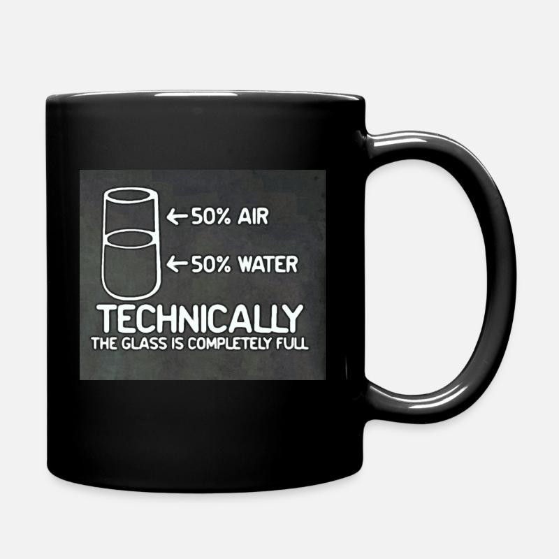 humor scientist - Tasse einfarbig - Schwarz