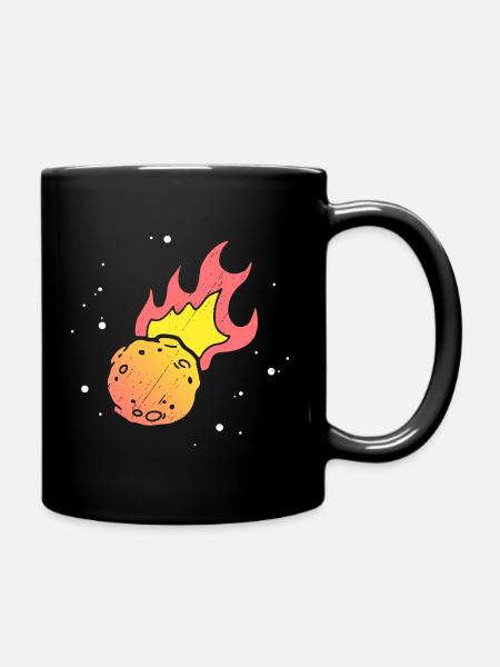 Distressed Meteor - Full Colour Mug - black