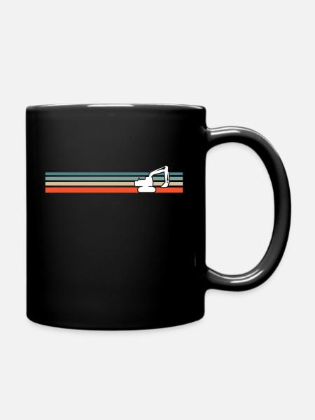 Retroger Chantier - Mug uni - noir