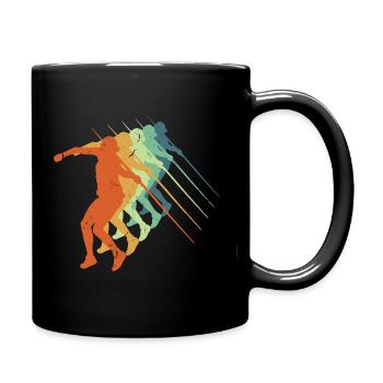 Retro Javelin Throw, Track & Field Athletic Sport - Full Colour Mug - black - Right