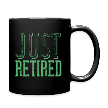 Pension de pension pension - Mug uni - noir - Droite