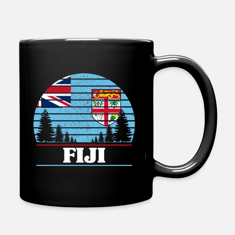Fidji - Mug uni - noir