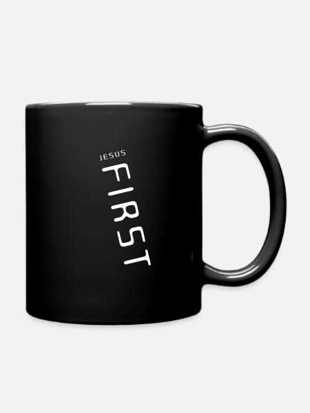 Jesus Christus, Bibel, Bibelvers, Christ, Glaube - Tasse einfarbig - Schwarz