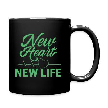 Nouvelle chirurgie cardiaque Nouvelle vie Transplantation cardiaque - Mug uni - noir - Droite