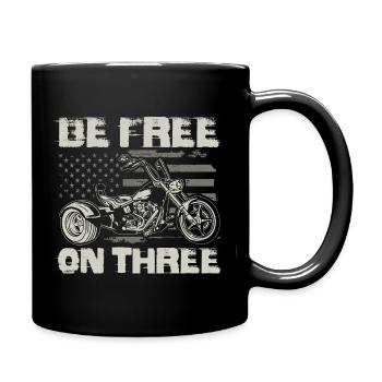 Trike - Tasse einfarbig - Schwarz - Rechts