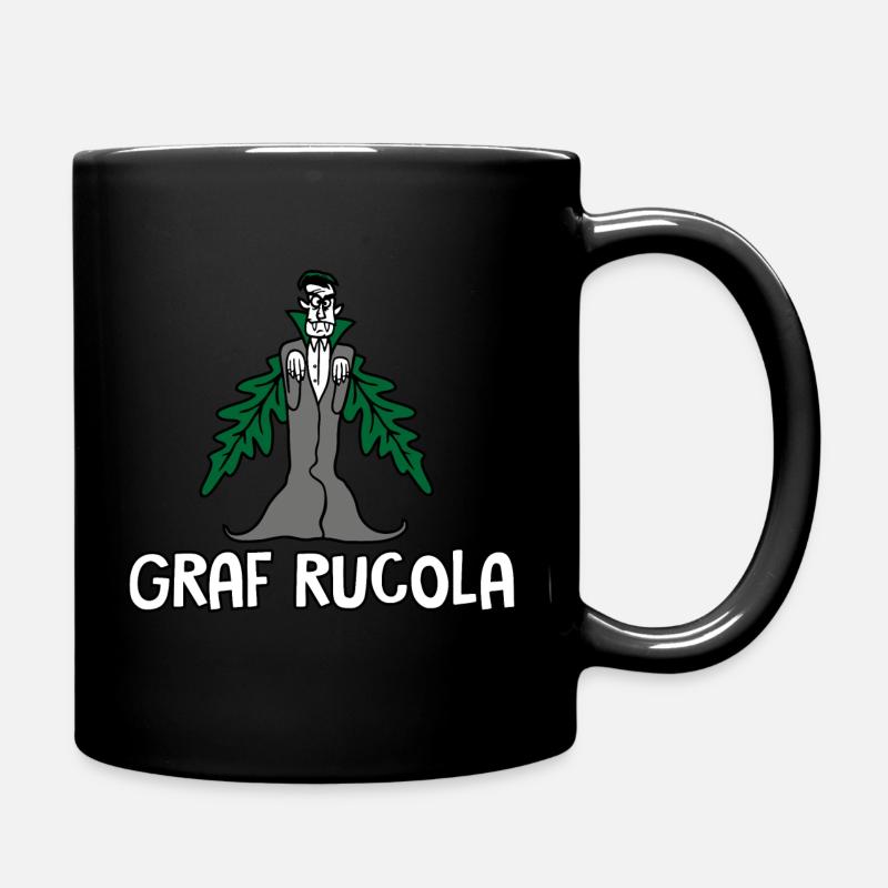 Graf Rucola - Tasse einfarbig - Schwarz