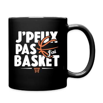 Je Peux Pas J'ai Basket Cadeau Basketball - Mug uni - noir - Droite