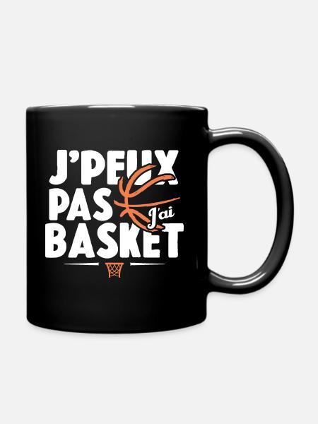 Je Peux Pas J'ai Basket Cadeau Basketball - Mug uni - noir