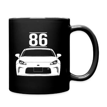 Sportwagen Auto Tuning Performance Japan JDM 86 - Tasse einfarbig - Schwarz - Rechts