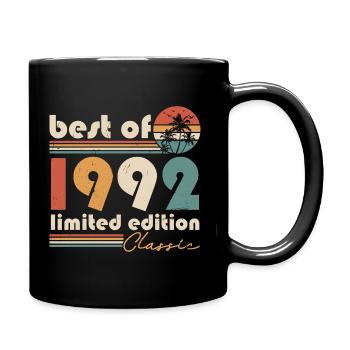 Best of 1992 Vintage Vintage Retro Birthday - Full Colour Mug - black - Right
