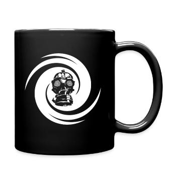 Masque à gaz - Freetekno - Mug uni - noir - Droite