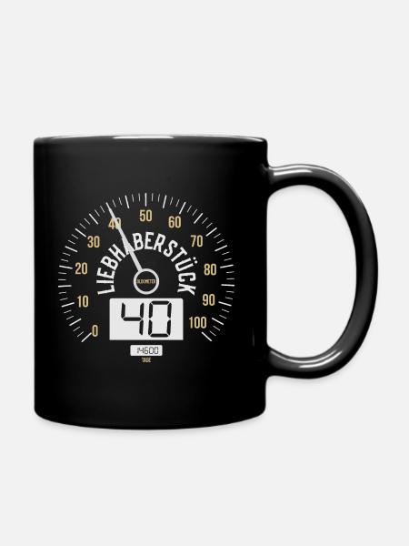 40 JAHRE TACHO 1983 OLDTIMER 40. GEBURTSTAG - Tasse einfarbig - Schwarz