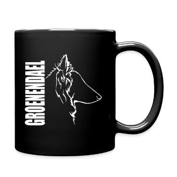 GROENENDAEL Profil Chiens Wilsigns - Mug uni - noir - Droite
