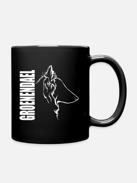 GROENENDAEL Profil Chiens Wilsigns - Mug uni - noir