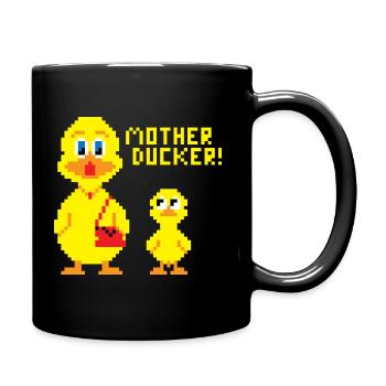 Motherducker ! - Mug uni - noir - Droite