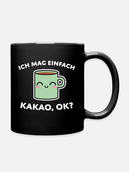 Tasse Kakao Cooler Spruch - Tasse einfarbig - Schwarz