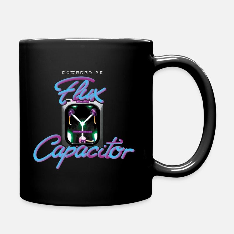 Back To The Future Flux Capacitor - Full Colour Mug - black