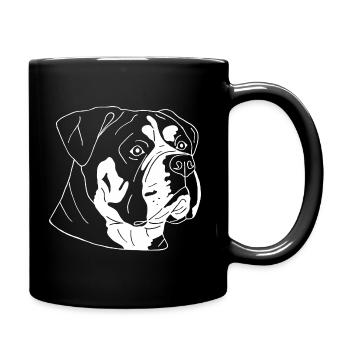 Continental Bulldog - Tasse einfarbig - Schwarz - Rechts