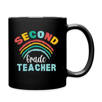 2nd Grade Teacher - Tasse einfarbig - Schwarz - Rechts