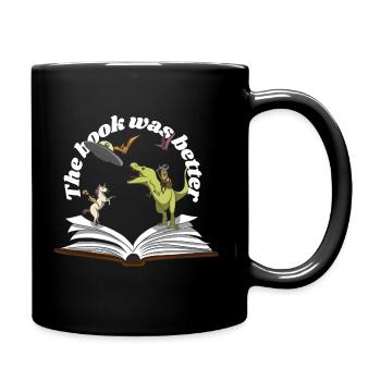 the book was better - Full Colour Mug - black - Right