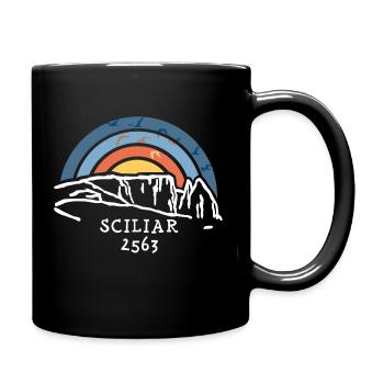 Sciliar Sciliar Catinaccio Randonnée Dolomites - Mug uni - noir - Droite