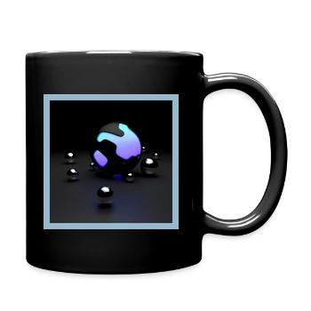 Carré des Boules Illuminées - Mug uni - noir - Droite