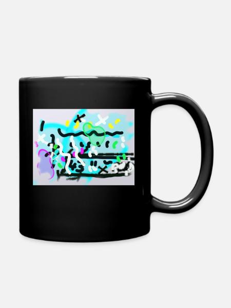 edgar - Tasse einfarbig - Schwarz