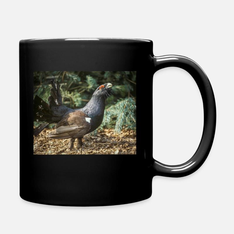 balzender Auerhahn - Tasse einfarbig - Schwarz