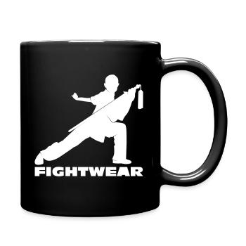 Combattant Shaolin avec épée | Vêtements de combat - Mug uni - noir - Droite