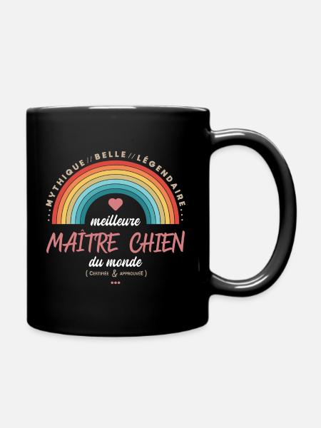 Meilleure maitre chien du monde - Mug uni - noir