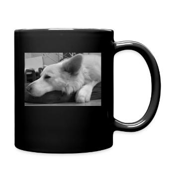 Cohen in Schwarz Weiss - Tasse einfarbig - Schwarz - Rechts
