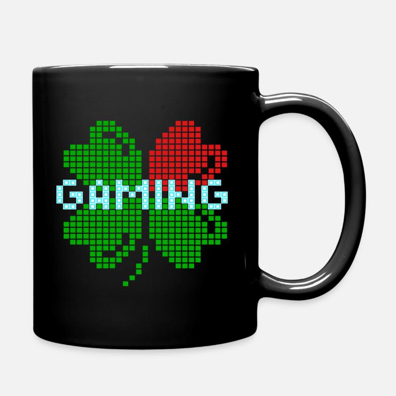 Gamer-Glück - Tasse einfarbig - Schwarz