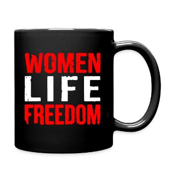 Women life freedom - Mug uni - noir - Droite