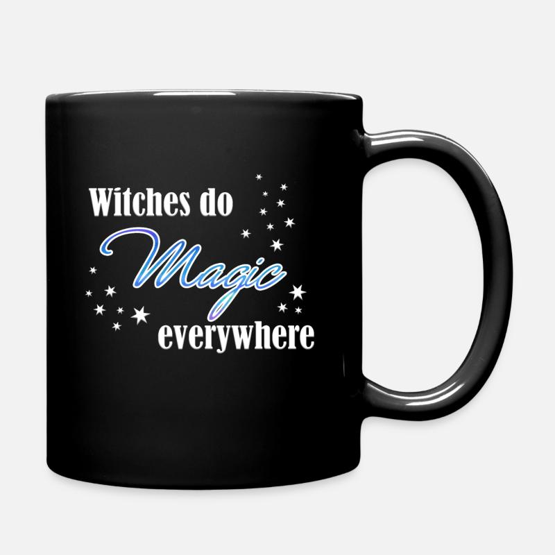 Magic everywhere - Full Colour Mug - black