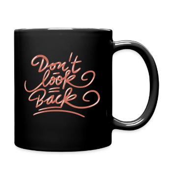 Dont Look Back - Full Colour Mug - black - Right
