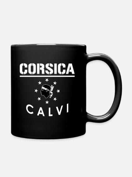 Corse Calvi - Mug uni - noir