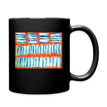 Sabino Lemon ART Teas - Full Colour Mug - black - Right