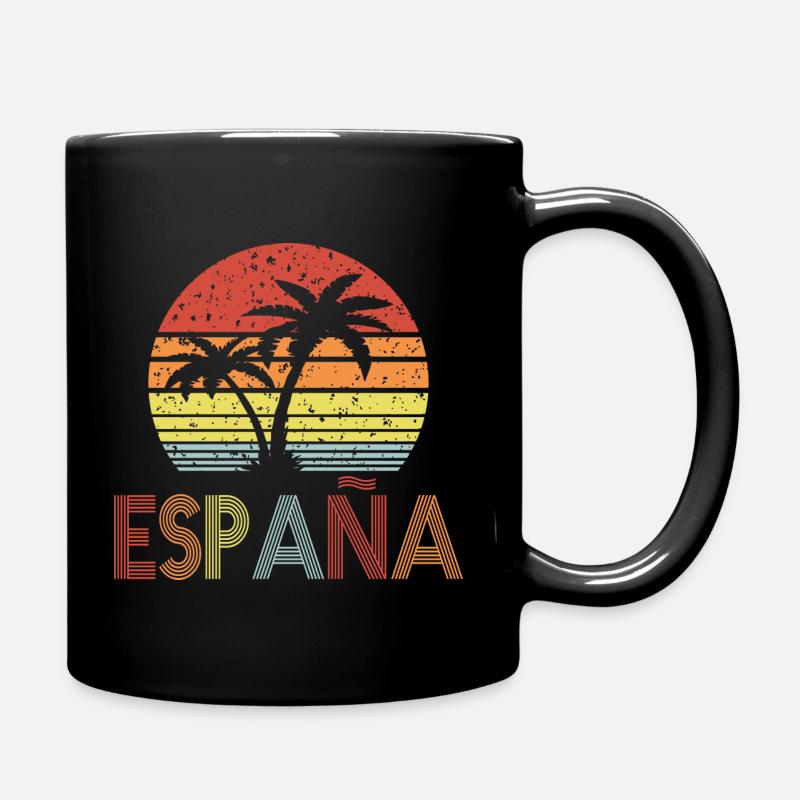 Spanien - Tasse einfarbig - Schwarz